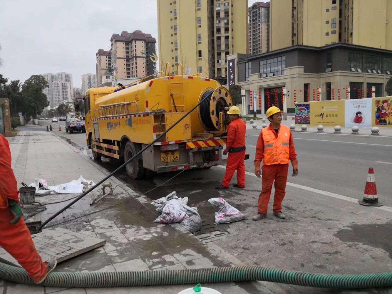 大观排污管道清淤-管道清洗